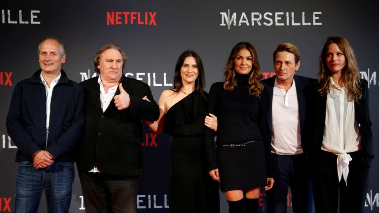 Na premiéře série Netflixu v roce 2016. Obrázek: Reuters