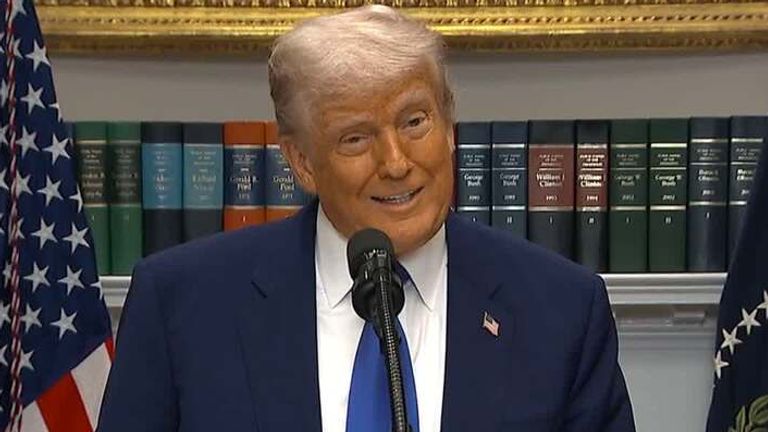 Trump během správy.