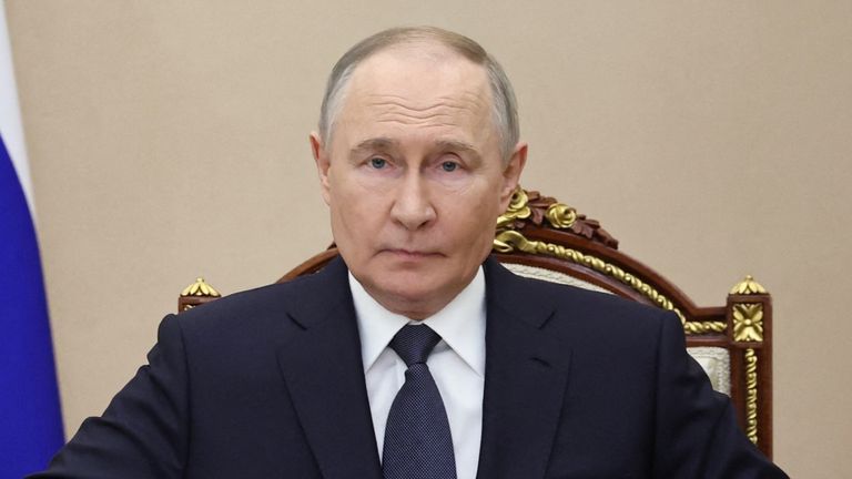 Vladimir Putin. Pic: Ap