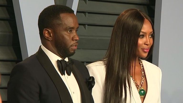 Na akci s modelem Naomi Campbell