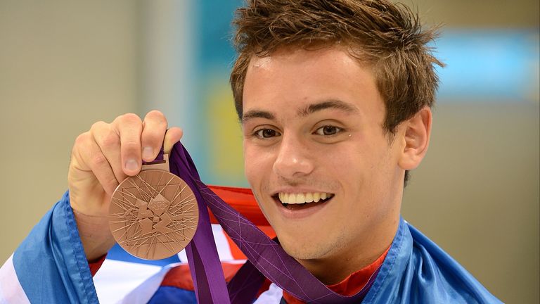 Tom Daley si nárokoval bronzovou medaili v Londýně 2012. Obrázek: PA