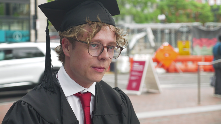 Leo Gerden, 22letý student ze Švédska