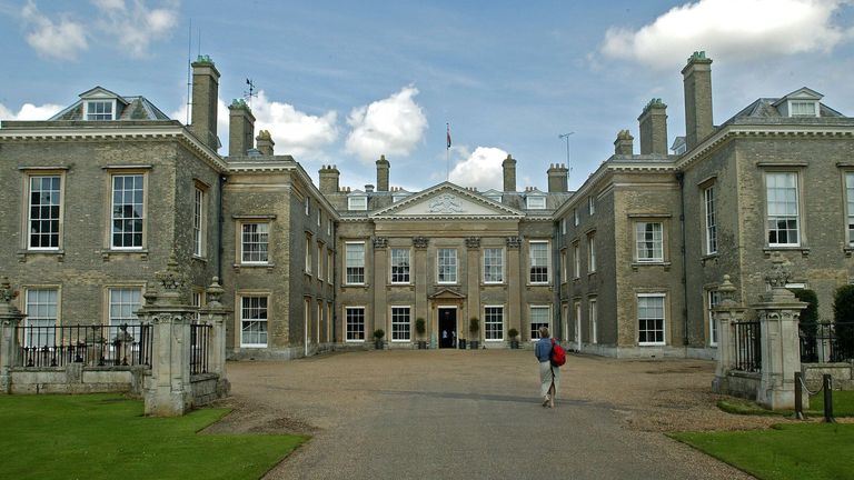 Althorp House, rodinný dům Spencer, v Northamptonshire v roce 2007.