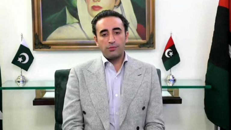 Bilawal Bhutto Zardari, předseda Pákistánské strany Peoples Party (PPP)