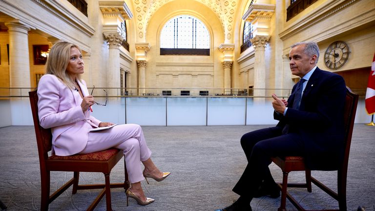 Mark Carney se Samem Washingtonem