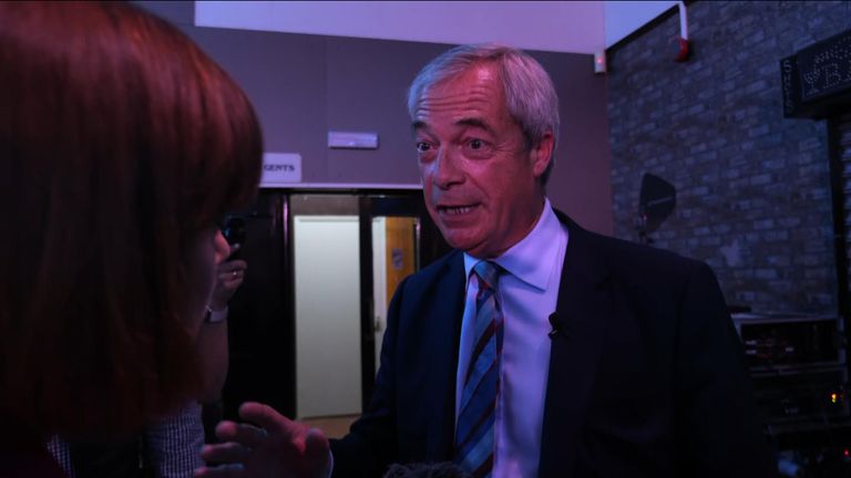 Reformní vůdce UK Nigel Farage 