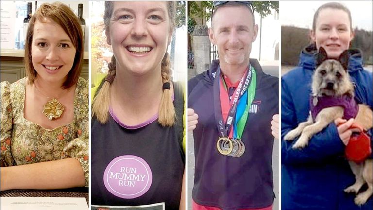 Paul O'Dwyer, 42 let, Andrea Powell, 41 let, Morgan Rogers, 24 let, a Nicola Wheatley, 40, zemřeli poté, co se dostali do potíží v řece Cleddau v Pembrokeshire, 30. října 2021.