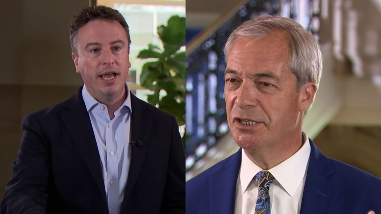 Nigel Farage řekl, že návrhy Sky News Keir Starmer na snižování legální migrace jsou a "Reakce kolena" k úspěchu volby v reformě a zpochybňoval, zda je PM provedou.