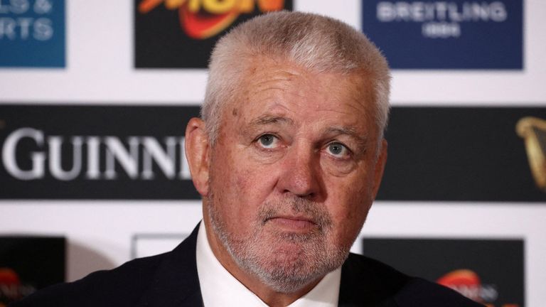 Warren Gatland během oficiálního zahájení šesti národů v roce 2025.  Pic: Reuters