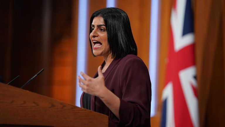 Ministr spravedlnosti Shabana Mahmood. Pic: Pa