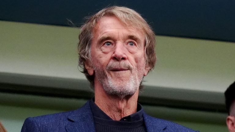 Sir Jim Ratcliffe. Pic: Pa. 