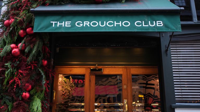 Grouchovo klub v Soho v Londýně. Pic: Pa