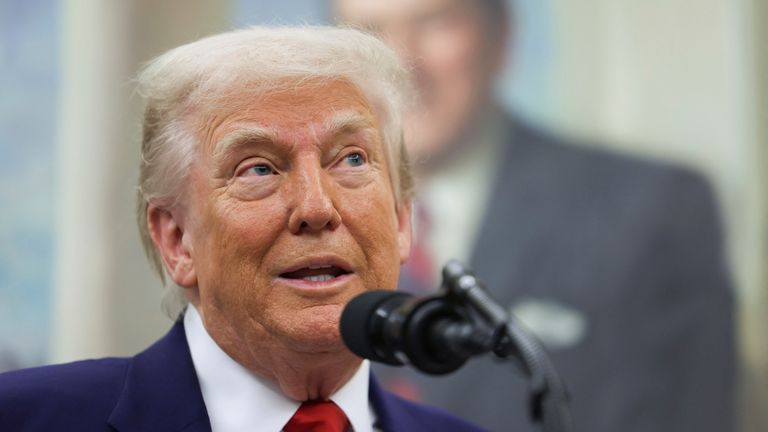 Donald Trump. Pic: Reuters