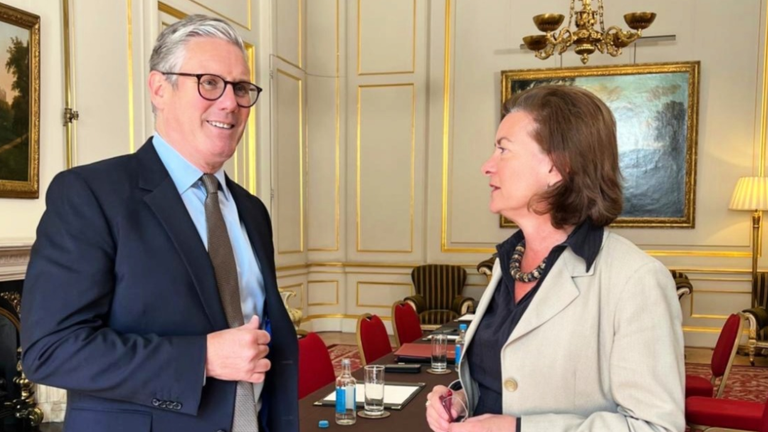 Sir Keir Starmer a velšský první ministr Eluned Morgan. Pic: Eluned Morgan/X.