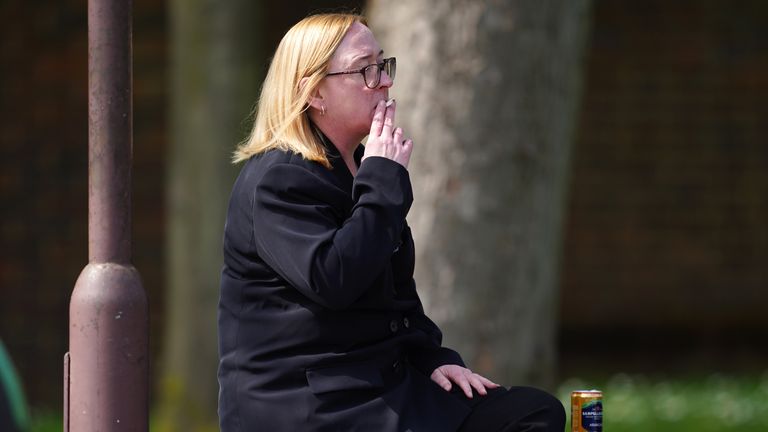 Nicola Packer mimo Isleworth Crown Court, West London. Datum obrázku: Čtvrtek 24. dubna 2025. Ben Whitley/PA Wire