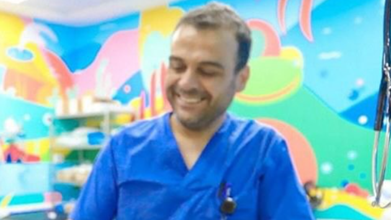 PCRF sestra Yahya Shehab, 42, byla zabita v pátek vedle své manželky a pěti malých dětí. Pic: PCRF