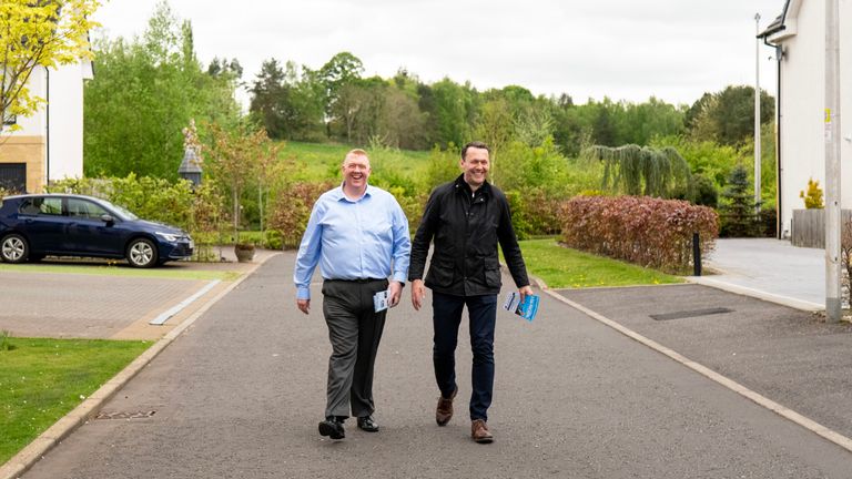 Richard Nelson, skotská konzervativní a unionistická strana a vůdce Russell Findlay. Pic: Scottish Conservatives