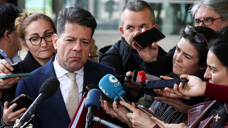 Gibraltarův první ministr Fabian Picardo. Pic: Reuters