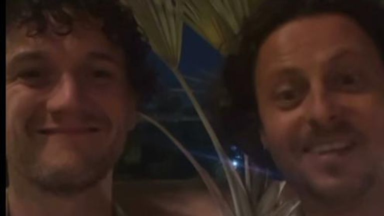 Fiongal a Jamie Greenlaw-Meek. Pic: Instagram