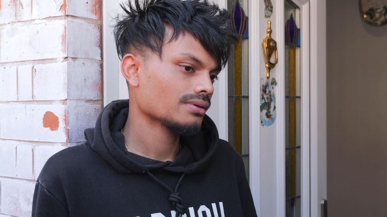 Nayan Kumar Ramesh hovoří o Sky News z Leicesteru