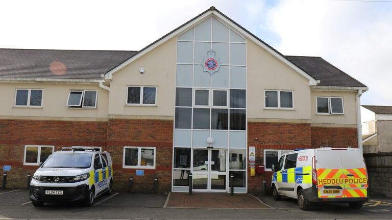 Policejní stanice Talbot Green. Obrázek: Policie Jižního Walesu