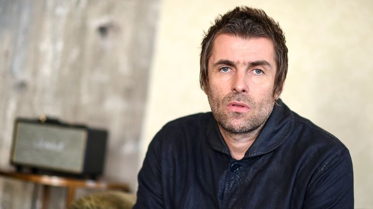 Liam Gallagher. Pic: Ap.