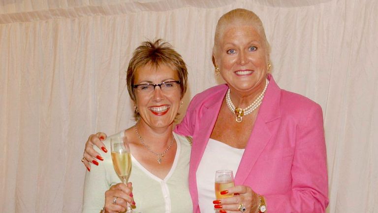 Aggie Mackenzie a Kim Woodburn.  Pic: Pa