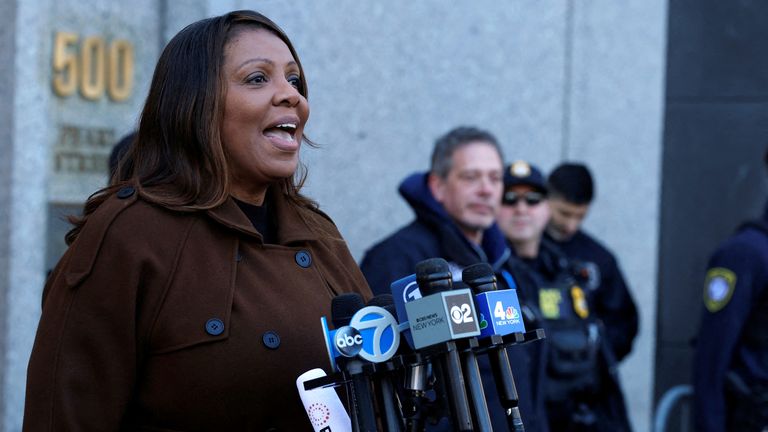 Generální prokurátor NY Letitia James byl jedním z zákonodárců, kteří naléhali na lidi, aby smazali svá data z databází 23andMe. Soubor Pic: Reuters