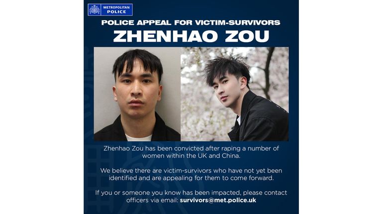 Zhenhao Zou. Pic: Met Police