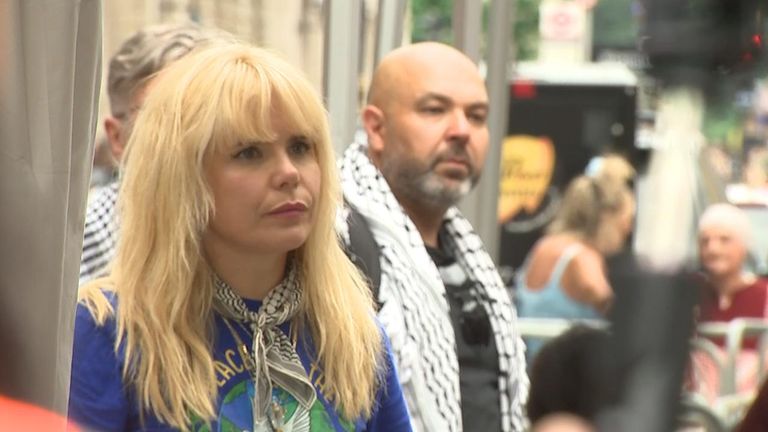 Paloma Faith hovořila na pro-Palestinské rally