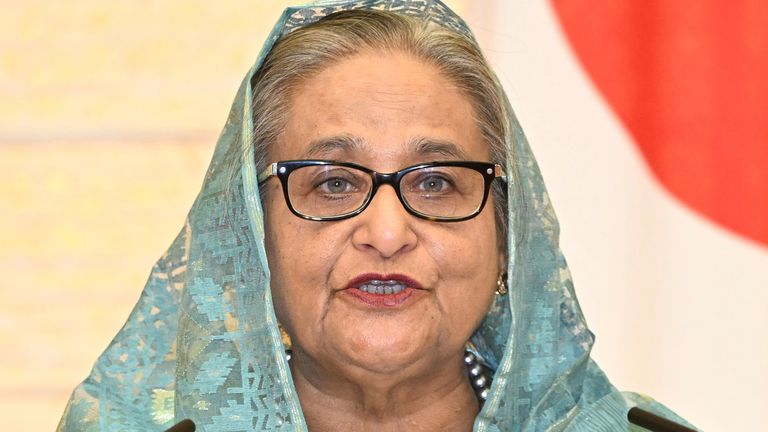 Sheikh Hasina na obrázku v roce 2023. Obrázek: ap/ yomiuri shimbun