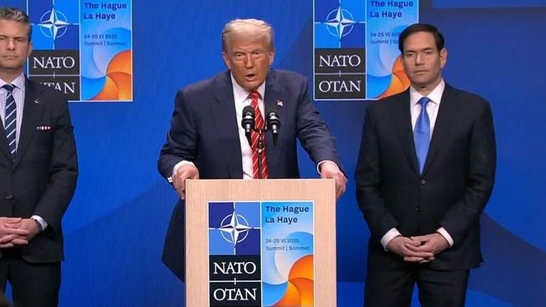 Sky News se zeptal Donalda Trumpa na komentář „Daddy“ od náčelníka NATO