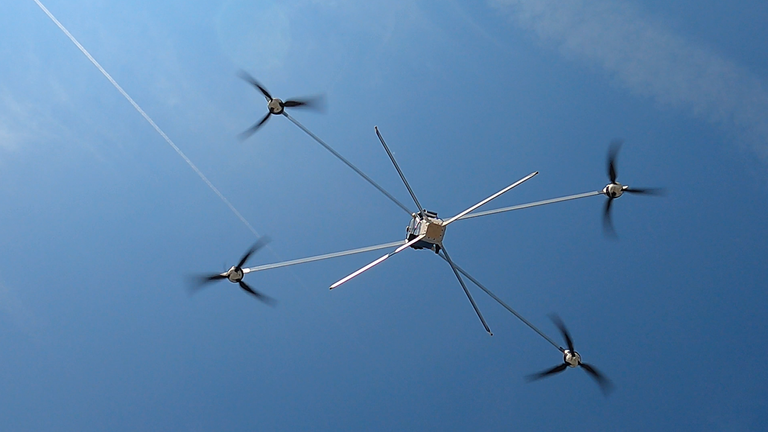 Dron v akci