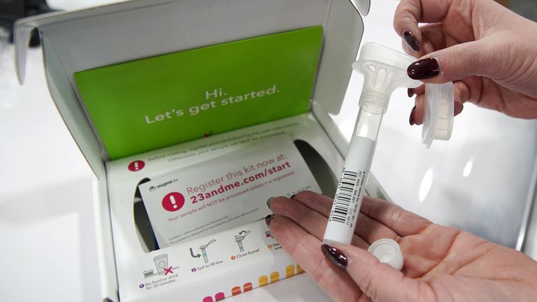 Kit 23andMe Genetic Testing. Soubor Pic: Reuters
