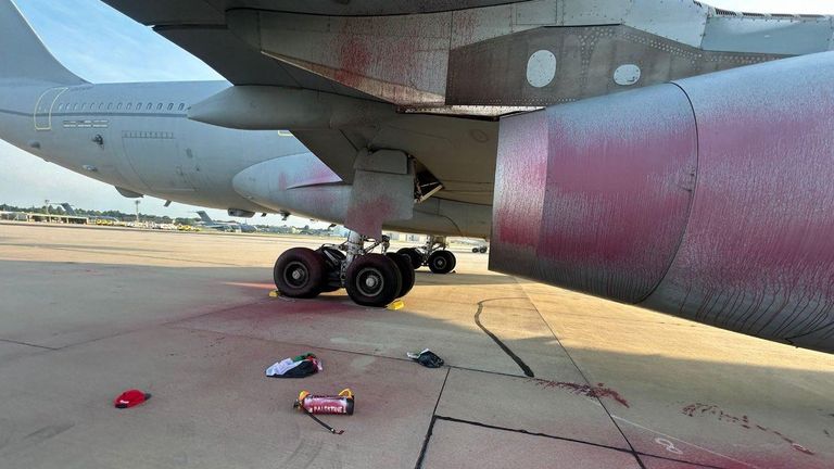 Poškození letadel v Brize Norton 