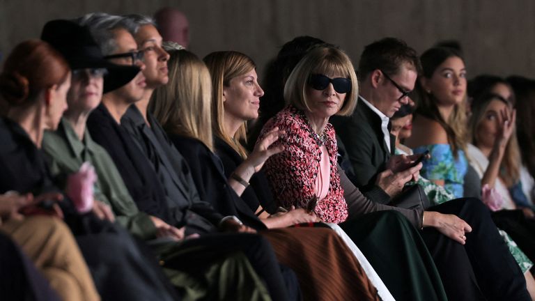 Vogue editorka Anna Wintour se účastní kolekce Carolina Herrera Spring/Léto 2025 během New York Fashion Week Reuters 