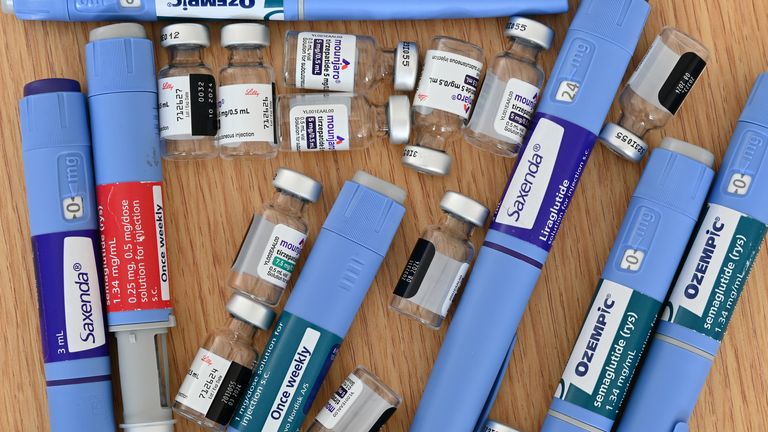 Sortiment hubnutí a diabetických léků. Obrázek: Istock