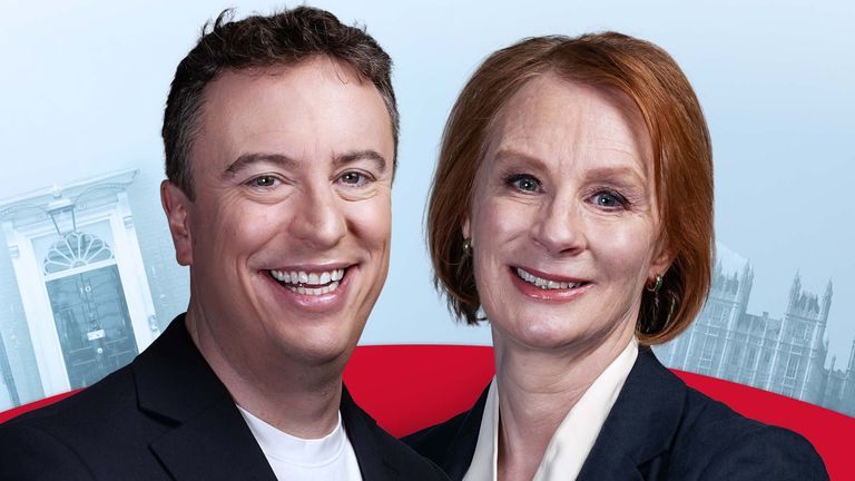 Sam Coates from Sky News a Anne McElvoy z Politico