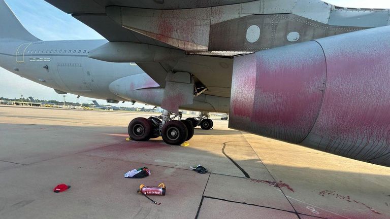 Poškození letadel v Brize Norton 