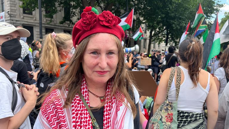Eleanor je podporou palestinské akce