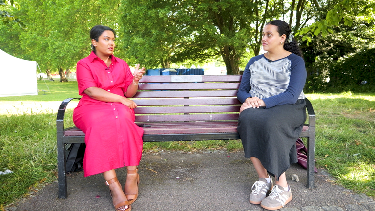 Faustine Petron a Ashna Hurynag