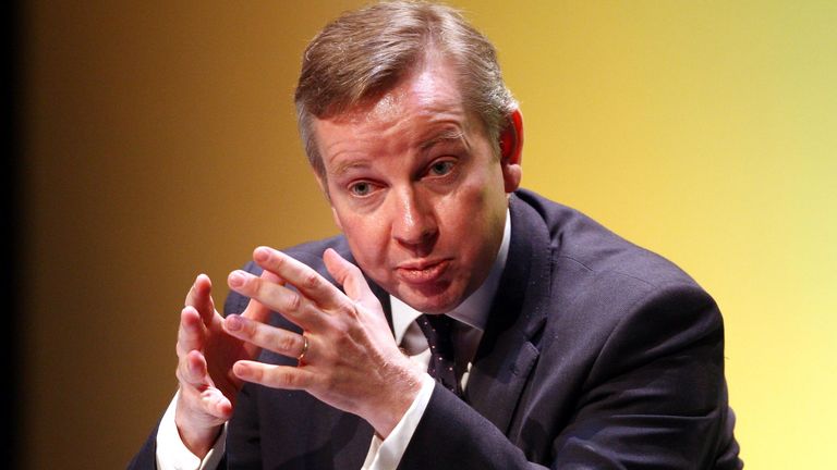 Ministr školství Michael Gove v roce 2011. Obrázek: PA