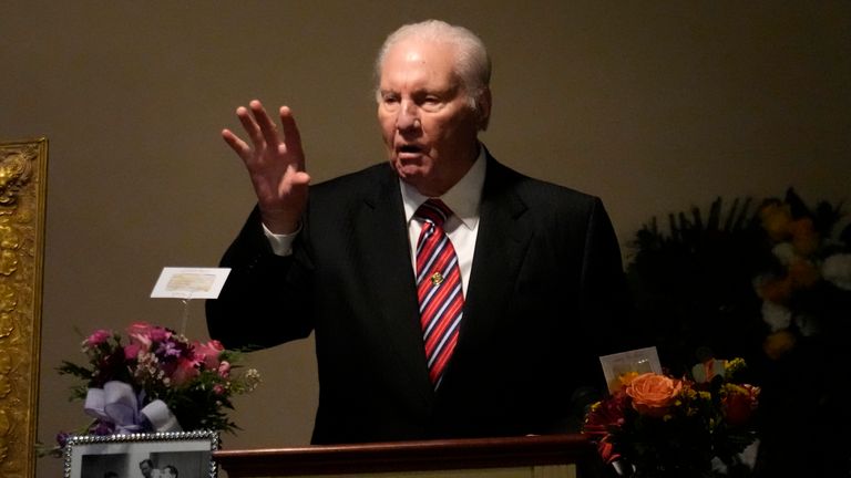 Jimmy Swaggart v listopadu 2022. Obrázek: AP