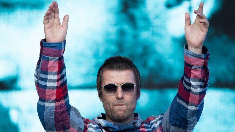 Foto spis ze dne 29/06/19 Liam Gallagher, který spolu s popovou kapelou Haim a elektronickým duem Chemical Brothers bude v titulku příštího hudebního festivalu Latitude, byl oznámen.