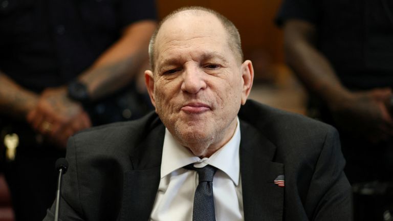 Harvey Weinstein u soudu v New Yorku. Pic: Reuters