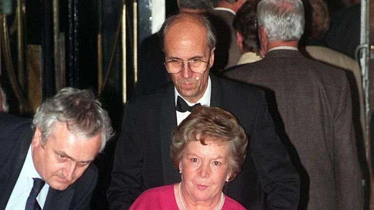 Tebbit se svou ženou Margaret