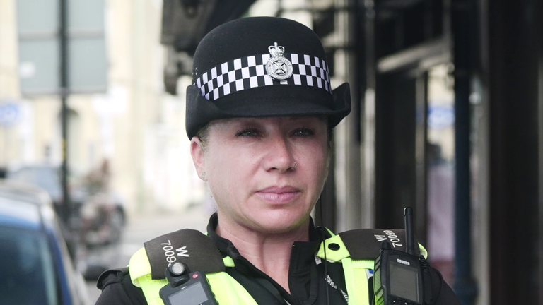 PC Nicola Crabbe z policie Wiltshire, která je nominována na cenu policejních statečnosti