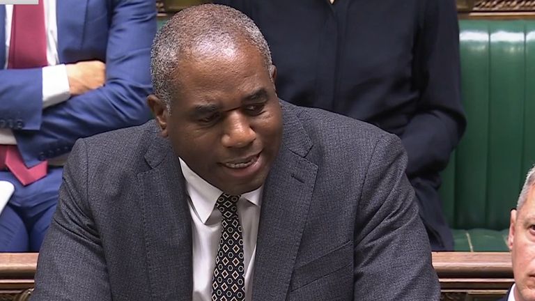 David Lammy mluví v domě poslance o příměří Gazy/Izraele 21. července 2025
