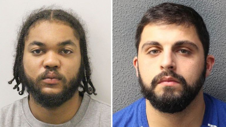 Jason Furtado a Eden Clark.  Pic: Met Police/PA