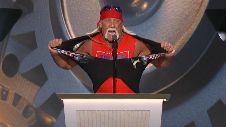 Hulk Hogan na republikánském národním shromáždění
